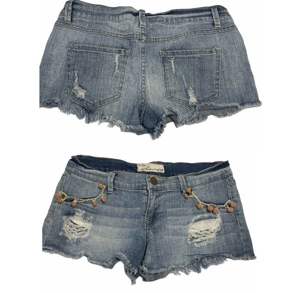 Vintage Havana Distressed Cut Off Jean Shorts